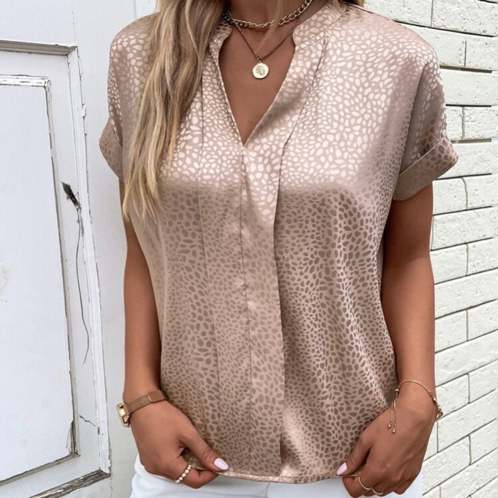 leopard batwing blouse